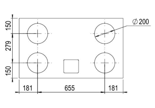 Dimenzije centralni rekuperator Airobot V8